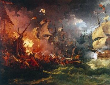 ルターブール スペイン無敵艦隊海戦 Oil Paintings
